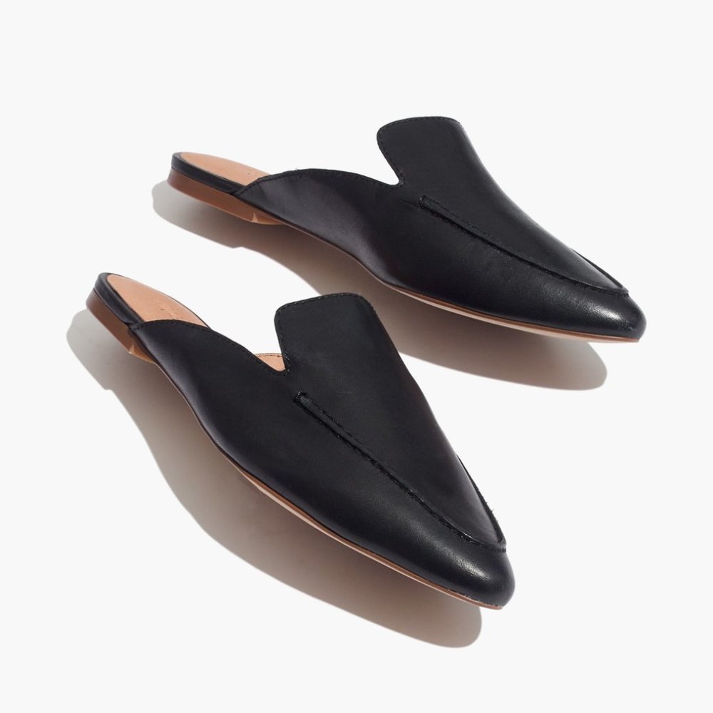 Madewell frances skimmer mule in leather